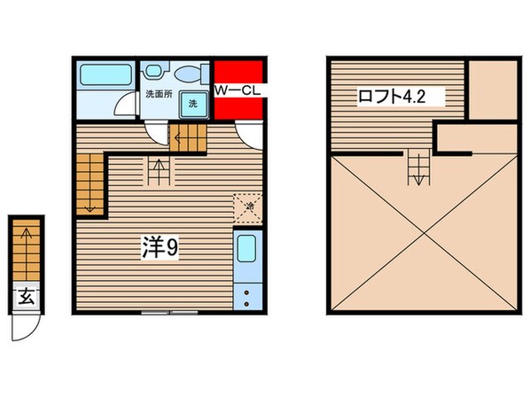 クレイン御器所の物件間取画像